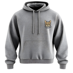 Frenchie Dad Embroidered Hoodie – Premium French Bulldog Logo Sweatshirt for Dog Lovers